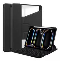 Capa Magnetica 4LIFE para iPad 10.2 com Teclado Wireless / Porta Pencil / Compativel com Android / Ios / Bluetooth - Preto