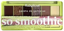 Paleta Sombra Ruby Rose So Smoothie HB-F529 - 12.9G (6 Cores)