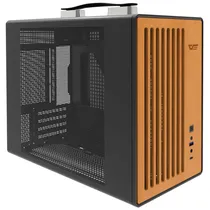 Gabinete Gamer Darkflash WD200 Wood Edition Micro ATX - Preto