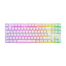 Teclado Gamer T-Dagger Bora TGK- 315W - BL RGB Switch Blue Espanhol - Branco