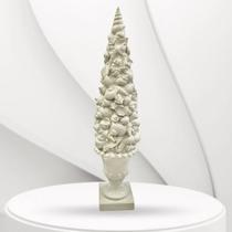 Miro Adorno Arbol Ceramica 50CM Blanco