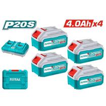 Kit de Baterias Y Cargador Total 20V 4AH TFBCLI20244