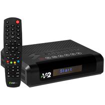 Receptor Fta Sport Box Plus+ V2 Full HD Iptv com Wi-Fi - Preto