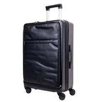 Mala Abs Amenews c/Couro Eco. 24" Preta