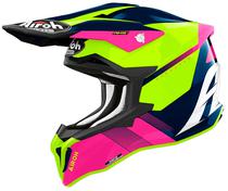 Capacete para Moto Airoh Strycker Blazer - Tamanho M (57-58) - Blue/Pink