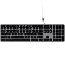 Teclado para Mac Satechi Slim W3 ST-UCSW3M com Iluminacao/USB-C (Ingles) - Space Gray