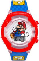 Relogio Digital Super Mario Flashing LCD Watch - GSM4198BOI