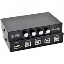 Switch KVM USB A-B 1X4 Impresora / Escaner