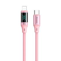 Cable USB-C A Lightning Mcdodo CA-1931 Pantalla Digital 36W 1,2 Metros Rosa