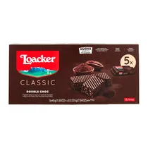 Biscoito Wafer Loacker Double Choc Cacao 225G