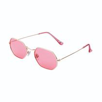 Oculos de Sol Feminino Daniel Klein DK4184-C6 - Dourado/Rosa