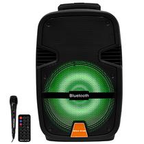 Caixa de Som Megastar SPA122BTK 12" 20.000 Watts P.M.P.O com Bluetooth/USB/FM - Preta