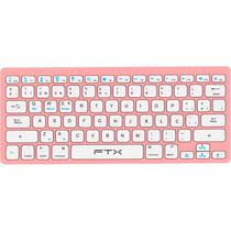 Teclado FTX B1000 Ultra Slim Sem Fio - Rosa (Portugues)