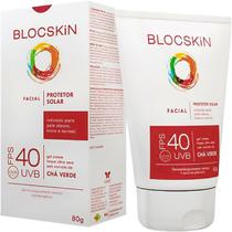 Protetor Solar Blocskin Facial SPF 40 Cha Verde - 80G