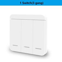 4LIFE Interruptor Smart de Pared RF 433 3 Gang Panel