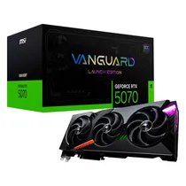 Placa de Vídeo RTX-5070 12GB GDDR7 192BIT MSI Vanguard Soc Launch Edit 912-V532