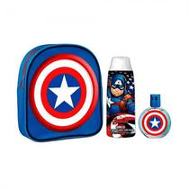 Kit Perfume Infantil Marvel Avengers Capitan America 3PCS