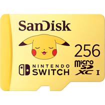 Cartao de Memoria Micro SD Sandisk Pokemon 100 MB/s 256 GB (SDSQXAO-256-GN6ZK)