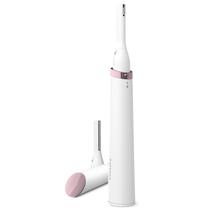 Depilador Nasal Eletrico Philips HP6389 - Facial/Corporal - Pilha AAA - Branco e Rosa