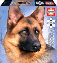 Quebra-Cabeca Educa Puzzle German Shepherd - 18799 (100 Pecas)