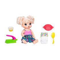 Boneca Hasbro Baby Alive Come Espaguete Loira - C0963