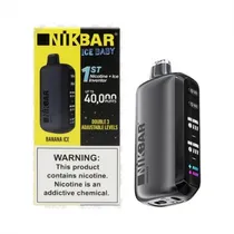 Dispositivo Descartavel Nik Bar Ice Baby 40000 Puffs Banana Ice