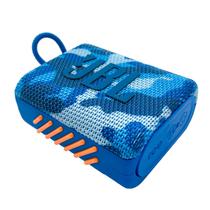 Speaker / Caixa de Som Portatil Go 3 / 4.2W / Bluetooth - Camuflado Azul (RP)