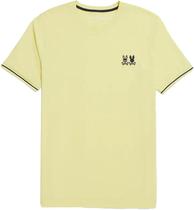 Outlet Camiseta Psycho Bunny B6U901Y1PC Masculina - Amarelo