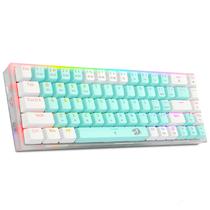 Teclado Redragon Wireless Castor Pro K631RGB-Pro-GW (Ingles) - Verde/Branco