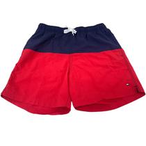 Short de Praia Tommy Hilfiger Masculino UB0UB00121-979 08 - Azul Marinho/Vermelho