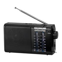 Radio Portatil Ecopower EP-F30 - AM/FM/SW - Aux - Recarregavel - Preto