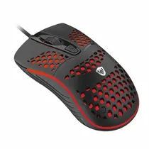 Mouse Set Gamer USB RGB 4 Bot. 3200 Dpi - Red