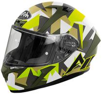 Capacete para Moto Airoh Valor Army - Tamanho M (57-58) - Verde/ Preto