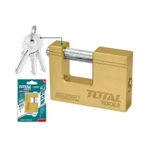 Candado Rectangular Total TLK32703 411GR 70MM Bronce