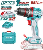 Parafusadeira e Furadeira de Impacto Total TIDLI20558 20V (X2 Baterias)