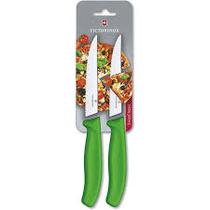 Victorinox Unisex Set de Cuchillo Acero Inoxidable 18,5CM Green