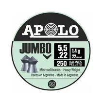 Balines Apolo Jumbo 5.5MM 250 Piezas