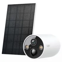 Camera de Seguranca TP-Link Tapo C425 Kit Outdoor / Painel Solar / 2K QHD - Branco