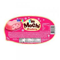 Sorvete de Mochi Morango 80ML Lotte Korea