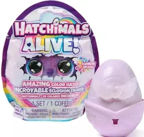 Spin Master Figuras Hatchimals Alive Rainbow Splash Plastico 3 Años+ Multicolor