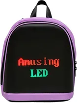 Mochila LED LOY-T7 - Lilás