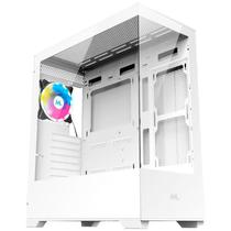 Gabinete Mtek Gamer Vidro Cooler RGB - White