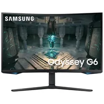 Monitor Gamer Samsung Odyssey G6 LS32BG652EN 32" QHD Curvo Va 240HZ / 1MS - Preto