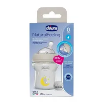 Chicco Nursery Biberon Natural Feeling Vidrio 0M+ 150ML Detalles En El Producto 150ML s/C