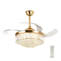 Ventilador de Teto Satellite A-FAN8102 - com Luminária - Bivolt - Dourado