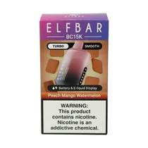 Pod Descartável Elf Bar BC15K Peach Mango Watermelon