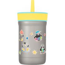 Vaso Termico Contigo Kids Leighton com Canudo - Jade Vine Penguin 354ML