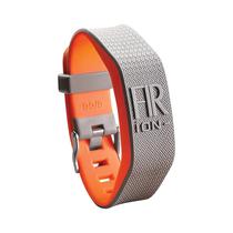 Pulsera Fir Ion- Energy Bicolor Gris Con Naranja