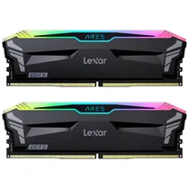 Memoria Ram Lexar Ares DDR5 32GB (2X16GB) 6400MHZ RGB - Preto (LD5EU016G-R6400GDLA)