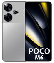 Celular Xiaomi Poco M6 4G 256GB / 8GB Ram / Dual Sim / Tela 6.79 / Cam 108MP - Silver (Global)